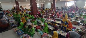 Lomba Mewarnai Hari Santri, Ribuan Anak Datangi Gedung KPT Brebes