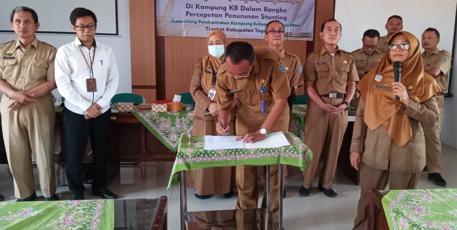 Dibentuk Kampung Keluarga Berkualitas  Tuntas 2024 di Tegal