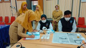 ASN Disdikbud Kota Tegal Menjalani Tes Urine