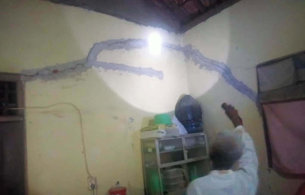 Gempa Guncang Brebes Selatan, Sejumlah Rumah Dilaporkan Retak Retak