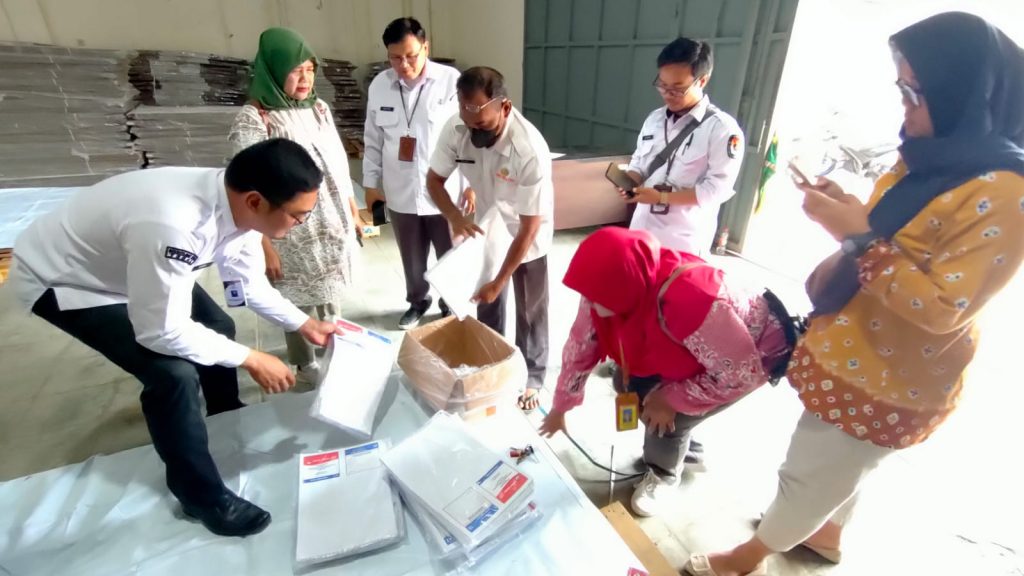 KPU Kota Tegal Terima 655.459 Surat Suara Legislatif