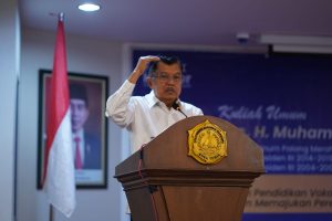 Isi Kuliah Umum di Harber, JK : Lulusan Vokasi Berperan Dalam Kemajuan Perindustrian Negara