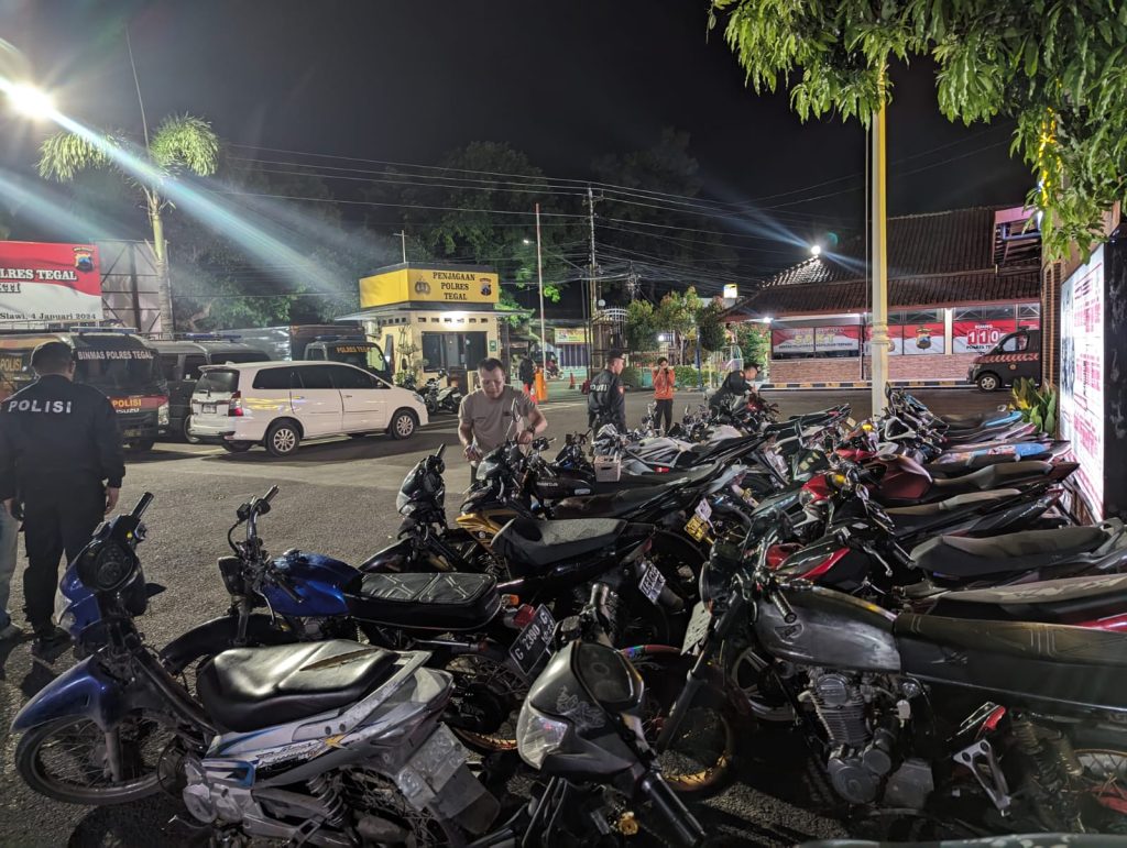 Puluhan Sepeda Motor Ditertibkan, Bengkel Dilarang Pasang Knalpot Brong 