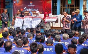 KPU Pemalang Gelar Sosialisasi dan Simulasi Pencoblosan di Rutan 