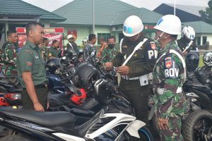 Cegah Knalpot Brong, Kodim 0712/ Tegal Lakukan Pemeriksaan Kendaraan Dinas dan Pribadi