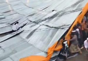 Tenda Haul Akbar di Ponpes Al Hikmah 1 Sirampog Ambruk