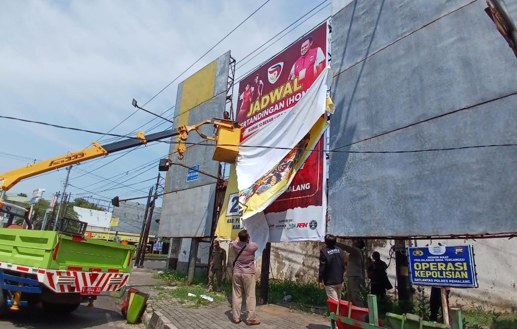 Masa Tenang, APK Ditertibkan Bawaslu Pemalang