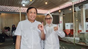 Pj Bupati Brebes Nyoblos di TPS Pendopo