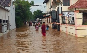 Pemali Meluap Sejumlah Desa di Brebes Terendam Banjir