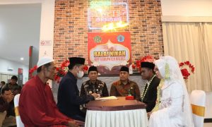 Pasangan Pengantin Dijemput Mobil Dinas G 1 G Saat Peresmian Balai Nikah MPP Brebes