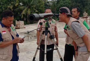 Posisi Hilal 0,4 derajat di Pemalang