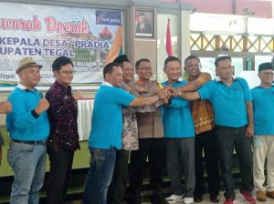 Kades Yamansari H Mumin Terpilih Jadi Ketua Praja Kabupaten Tegal