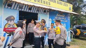 Dirlantas Polda Jateng Cek Kesiapan Jalur Mudik di Perbatasan Jateng-Jabar