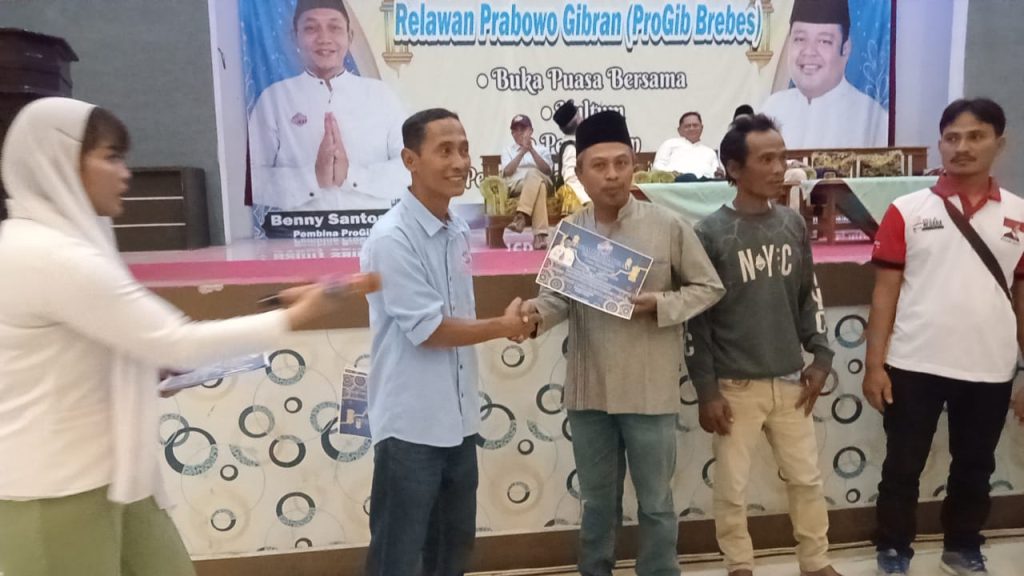 Progib Bagi-bagi 25 Unit Motor, Menangkan Prabowo Gibran Hampir 60 Persen Suara di Brebes