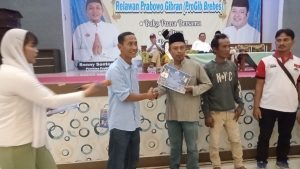 Progib Bagi-bagi 25 Unit Motor, Menangkan Prabowo Gibran Hampir 60 Persen Suara di Brebes
