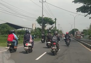 H+5 Lebaran di Jalur Pantura Tegal Masih Padat