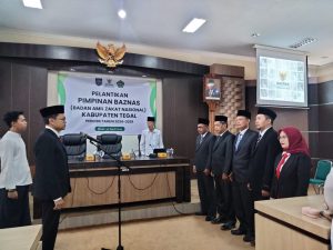Lima Pimpinan Baznas Kabupaten Tegal Periode 2024 – 2029 Dilantik