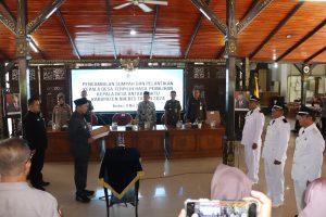 Tiga Kades PAW Dilantik, Ini Pesan Pj Bupati Brebes