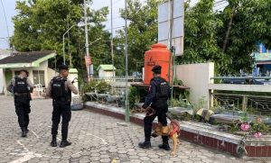 Amankan Kenaikan Yesus Kristus, Ratusan Personel Polres Tegal Dikerahkan