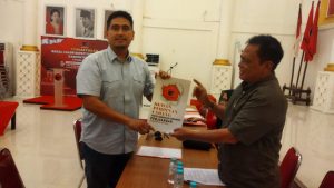 Bakal Cawabup Irfan Serahkan Berkas Pendaftaran  ke Gerindra dan PDIP