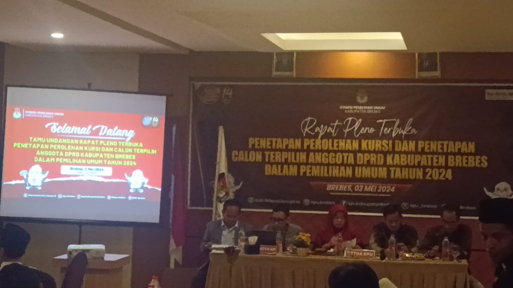 KPU Brebes Tetapkan Caleg DPRD Terpilih, Ini Daftar Namanya