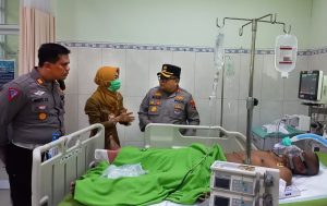 Satlantas Polres Tegal Kota Amankan Mobil Damkar