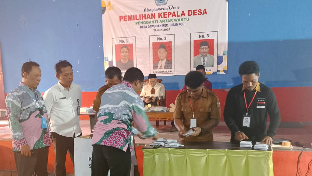 Iwan Budi Menangi Pilkades Antarwaktu Desa Dawuhan Sirampog