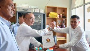 Bupati Mansur Ambil Formulir di Gerindra Urutan Kelima