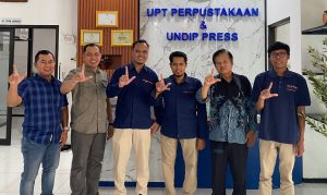 UPT Perpustakaan dan Penerbitan Poltek Harber Studi Tiru ke Undip Press