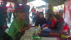 Bhakti Kesehatan Trabas Kamtibmas Bersama Kapolda Jateng Polres Tegal Kota Diserbu Warga