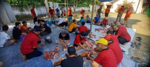 Warga RW 7 Pangkah Kurban Lima Sapi dan 19 Kambing