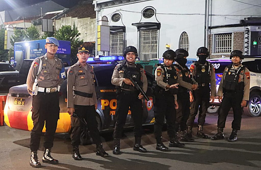 Polres Tegal Kota Siagakan Personel di Malam Hari