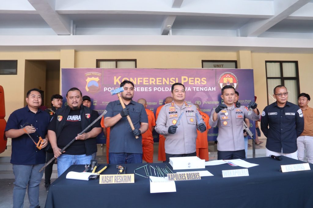 Beraksi di Tiga Provinsi, Komplotan Spesialis Bobol Brankas Gudang Diringkus