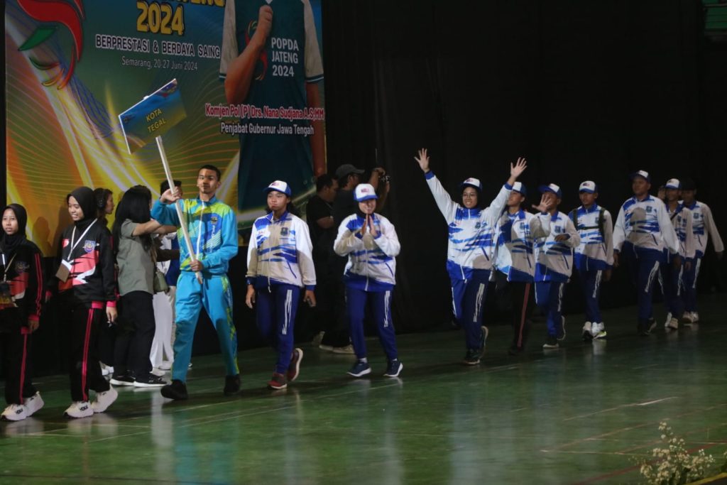 Atlet Kontingen Popda Kota Tegal Diminta Jaga Semangat dan Sportivitas