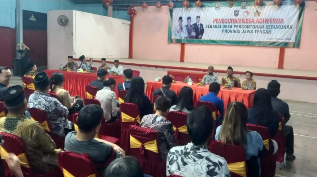 Desa Adiwena Percontohan Desa Sadar Kerukunan