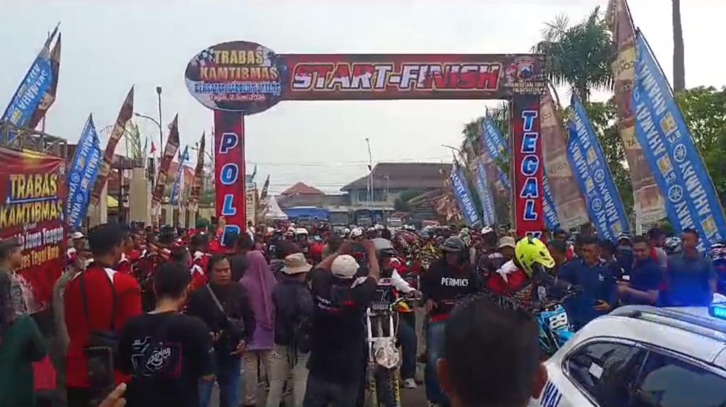 Semarak, Trabas Kamtibmas Kapolda Jateng Polres Tegal Kota