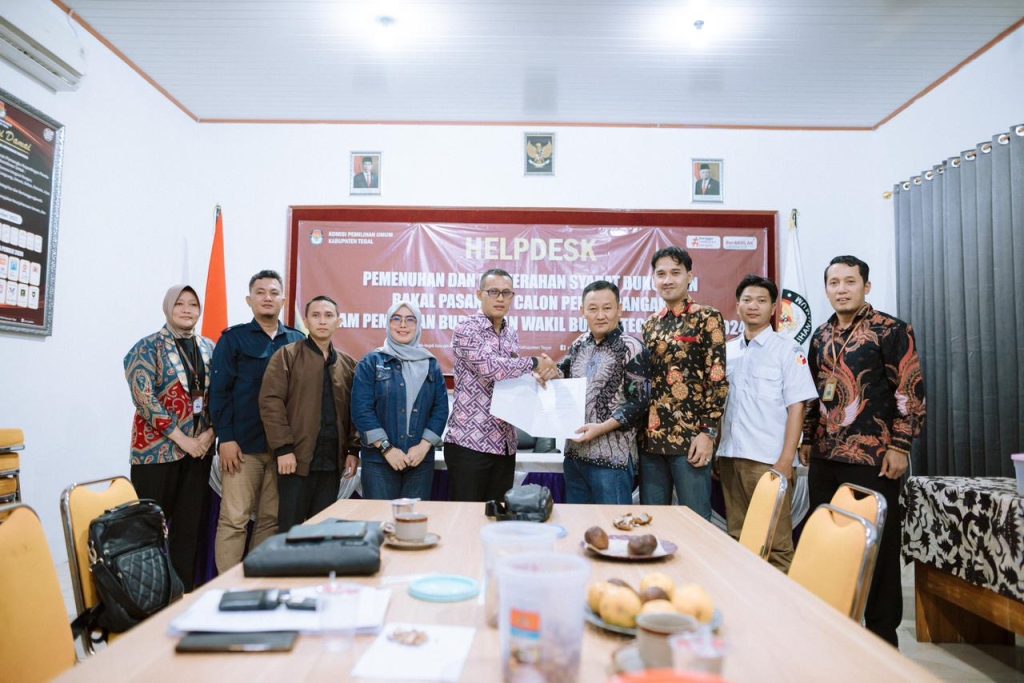 Calon Independent di Kabupaten Tegal Serahkan Tambahan Dukungan 47.135 Dokumen