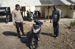 Hendak Jual Barang Curian , Pencuri Motor Dibekuk Polisi