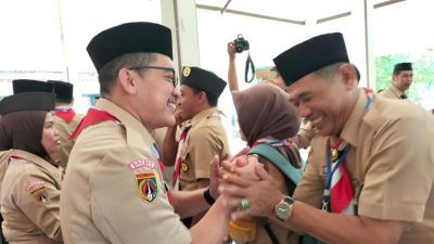 Djoko Gunawan Aklamasi Terpilih Sebagai Ketua Kwarcab Brebes, Ini Tekadnya