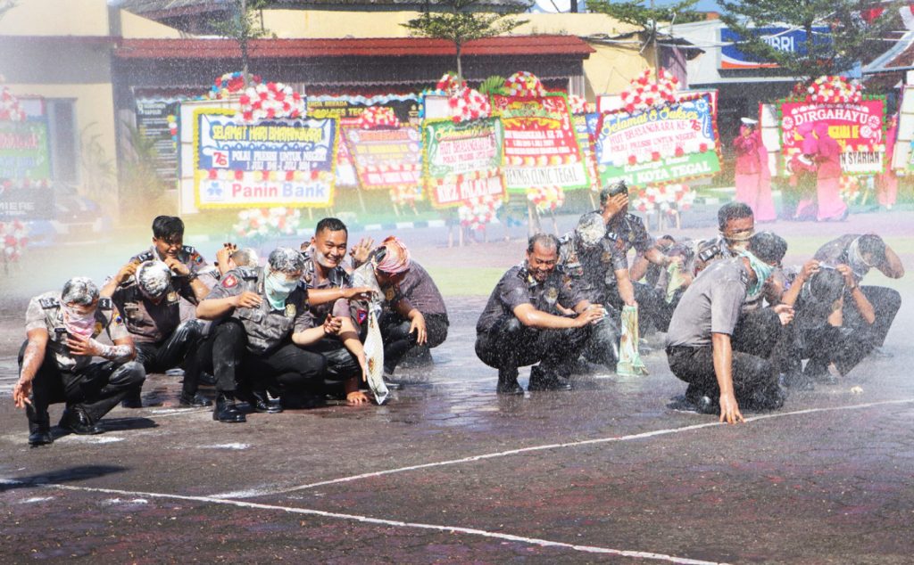 21 Bintara Polres Tegal Kota Dibuat Dongkol, Dikerjai Rekannya