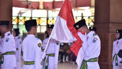 Paskibraka Kabupaten Tegal Dikukuhkan, Wajib Menjalani Karantina Sebelum Bertugas