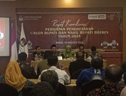 KPU Brebes Rakor Persiapan Pendaftaran Cabup dan Cawabup, Ini Teknisnya