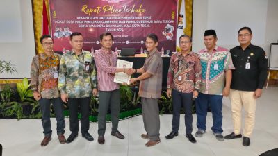 KPU Tetapkan DPS Kota Tegal 212.606