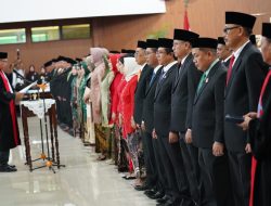 50 Anggota DPRD Kabupaten Tegal Dilantik, Galuh Termuda dan Jadi Pimpinan Sementara