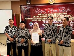 KPU Tetapkan DPS Pilkada Brebes 1.521.720 Pemilih