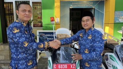 Dinkes Tegal Bagikan 29 Unit Motor Puskesling ke Semua Puskesmas