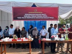 Barang Bukti 36 Kasus Tipidum Dimusnahkan