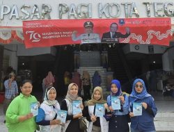 Bulan Pelanggan Nasional, PLN Sapa Pelanggan ke Pasar dan Pertokoan di Tegal