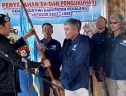 Pengurus PWI Pemalang 2023-2026 Resmi Dilantik