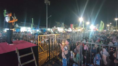 Ribuan Warga Hadiri Pengajian Akbar Hari Santri Paslon Uyip-Satori